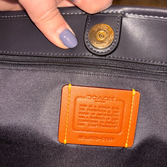 Coach Cherry Print City Tote - Picture 2 of 3